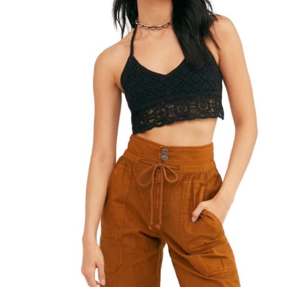 Free People Sydney Crochet Halter Bralette - Picture 5 of 5